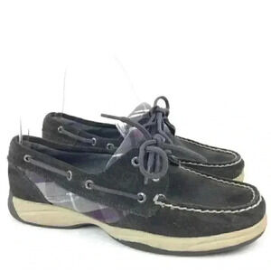 Sperry Top Sider Flats Size 5.5 Multicolored Suede